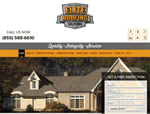 Tablet Screenshot of eliteroofingsolutions.com